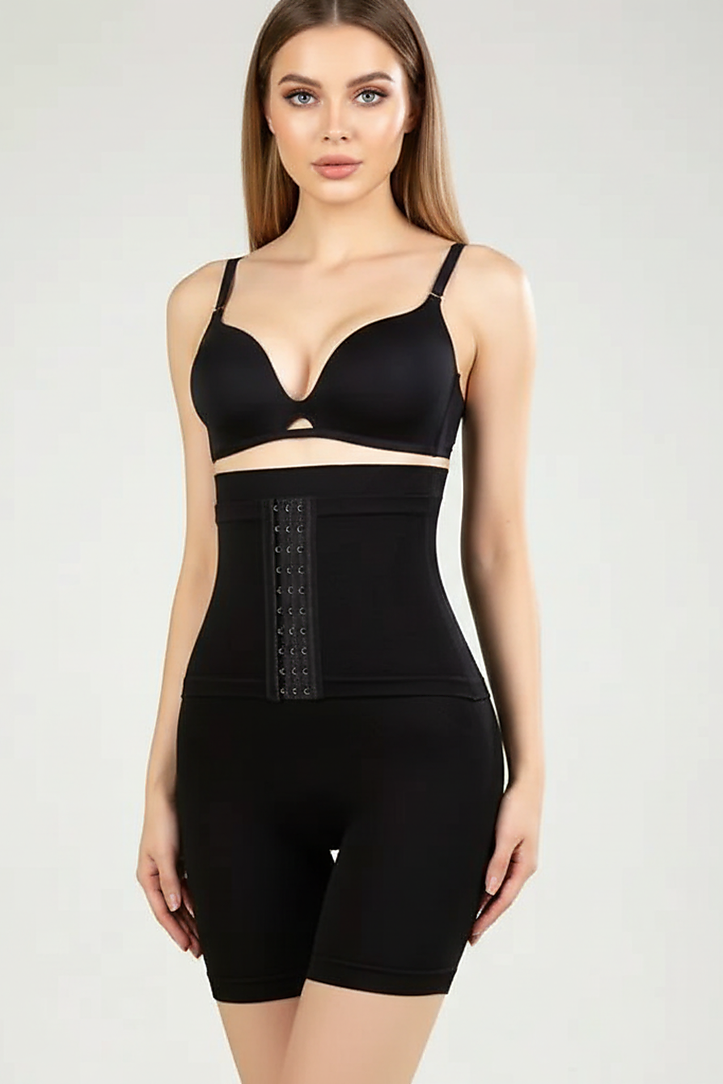 High-waist waist trainer, alternate angle view.