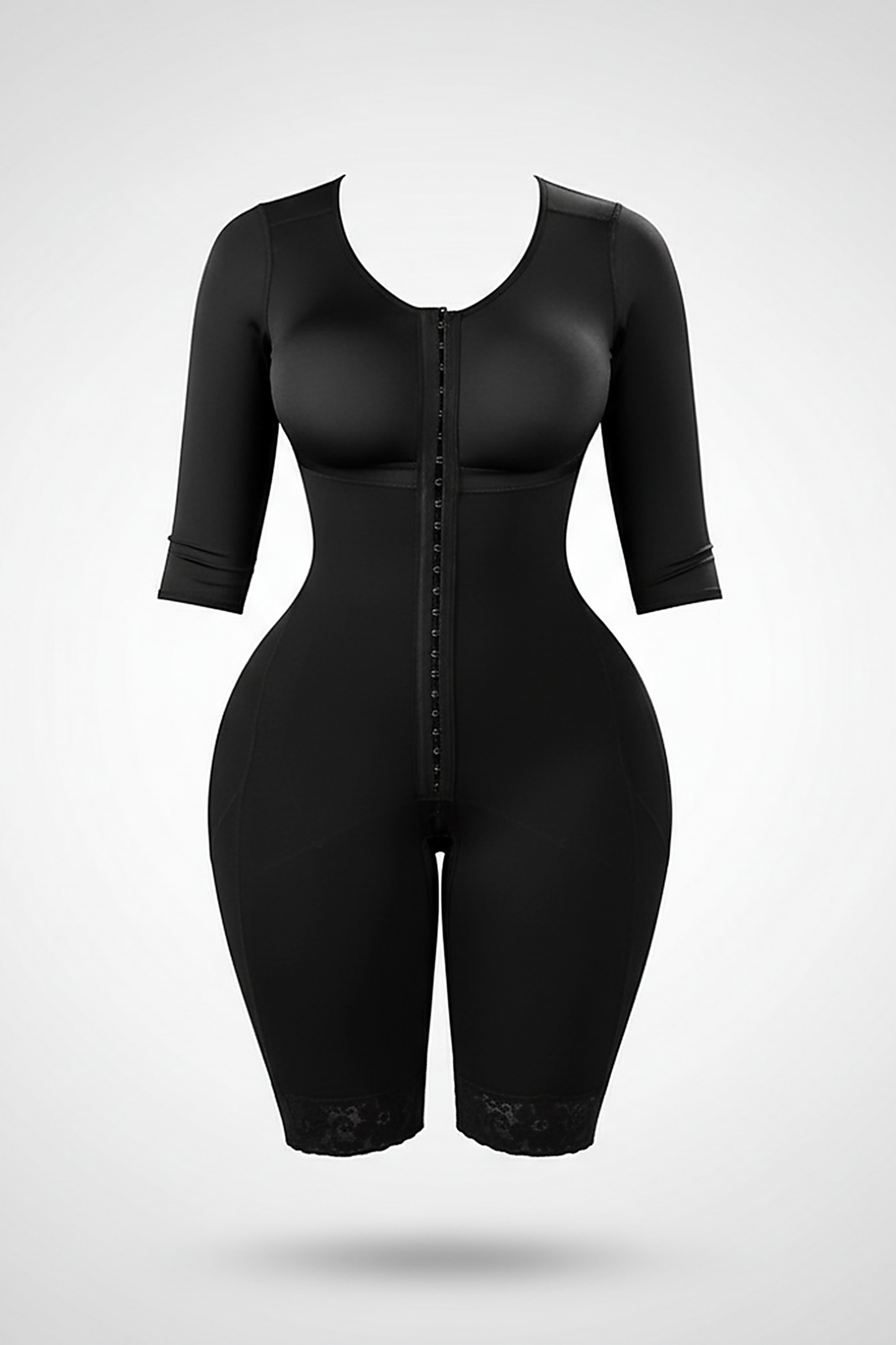 Nude shaper, close-up fabric detail.