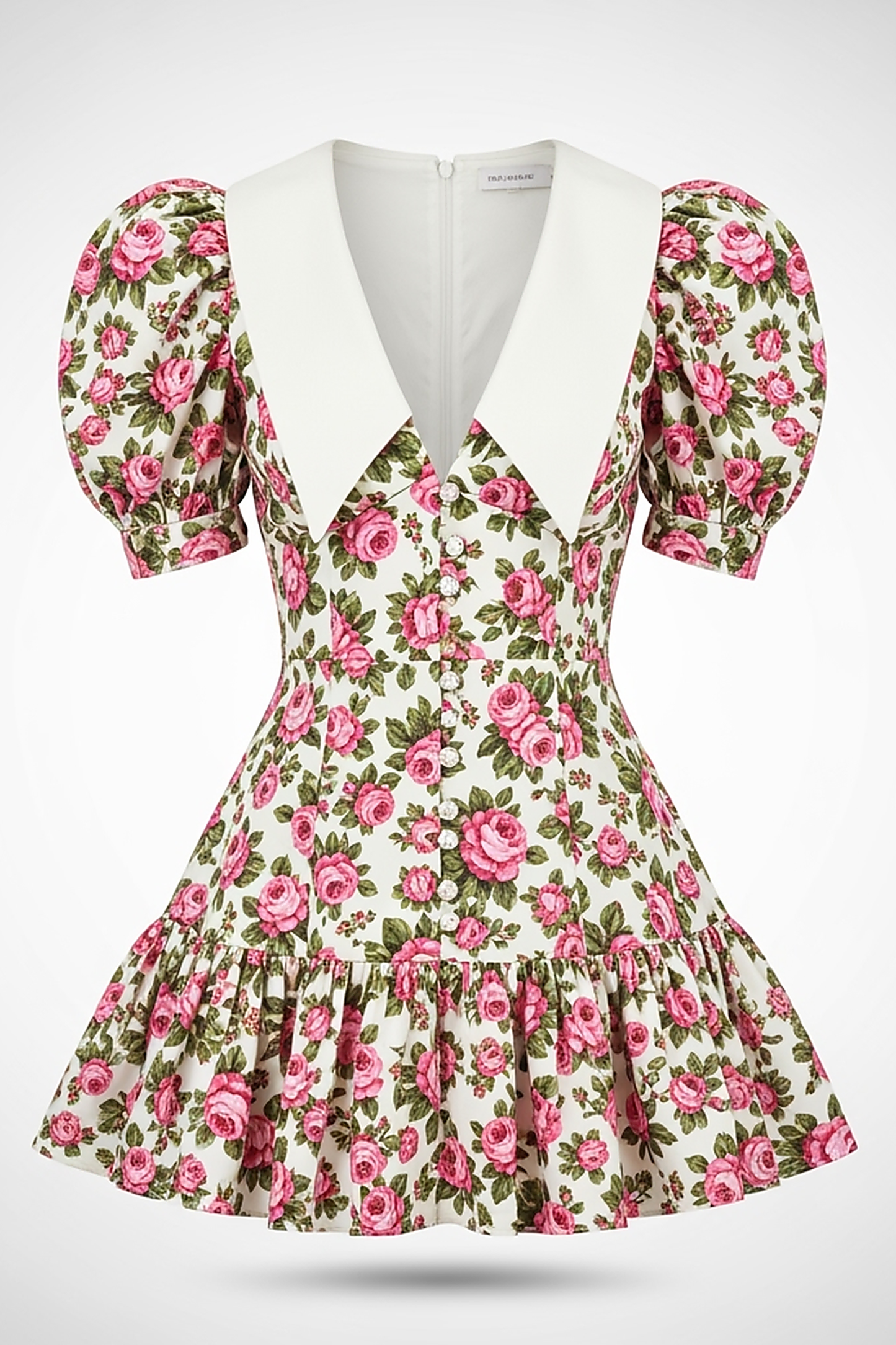 Floral Lapel Mini Dress - Thorne & Ivy