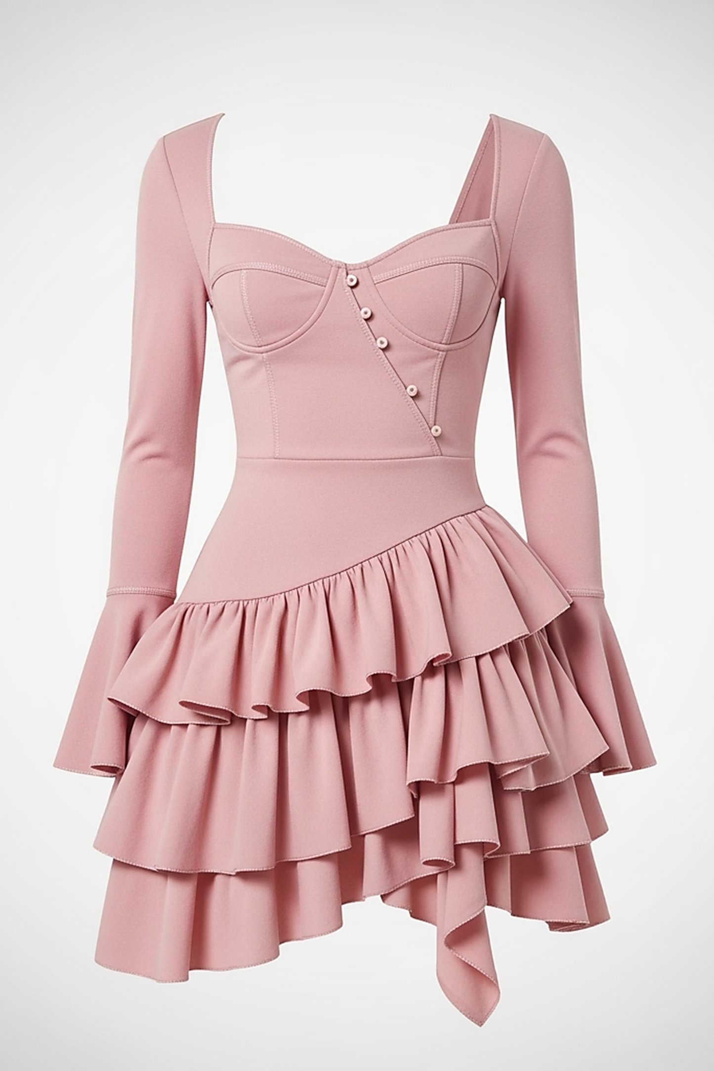 Floral Ruched Backless Maxi Dress - Thorne & Ivy