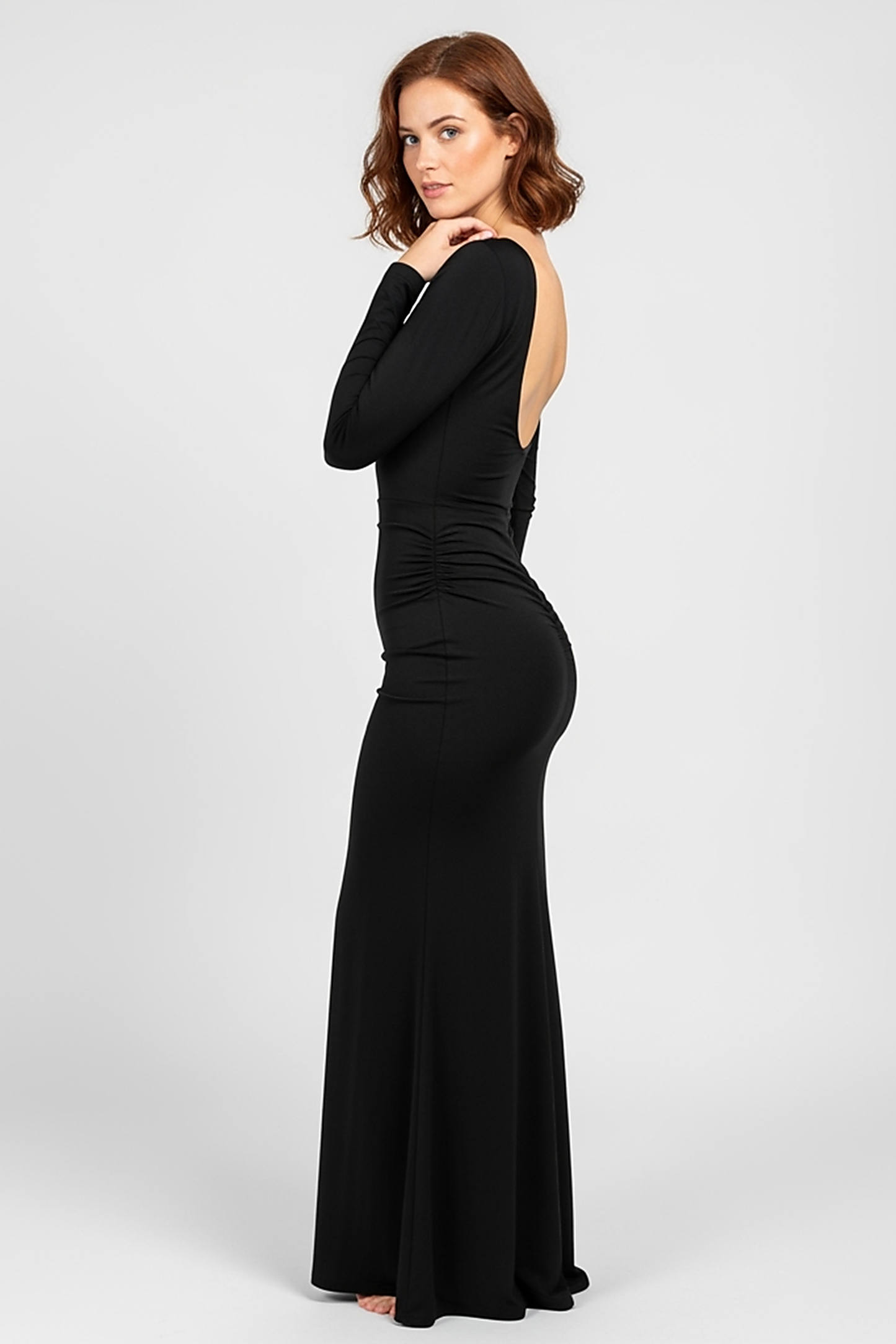 Ruffle Lace-Up Mini Dress - Thorne & Ivy