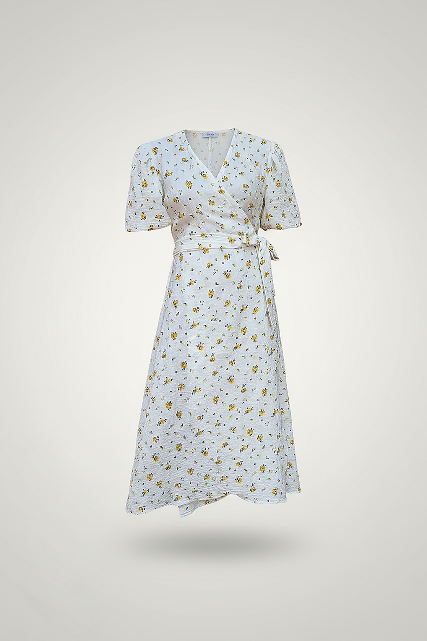 Lace Up Short Sleeve Long Dress - Thorne & Ivy