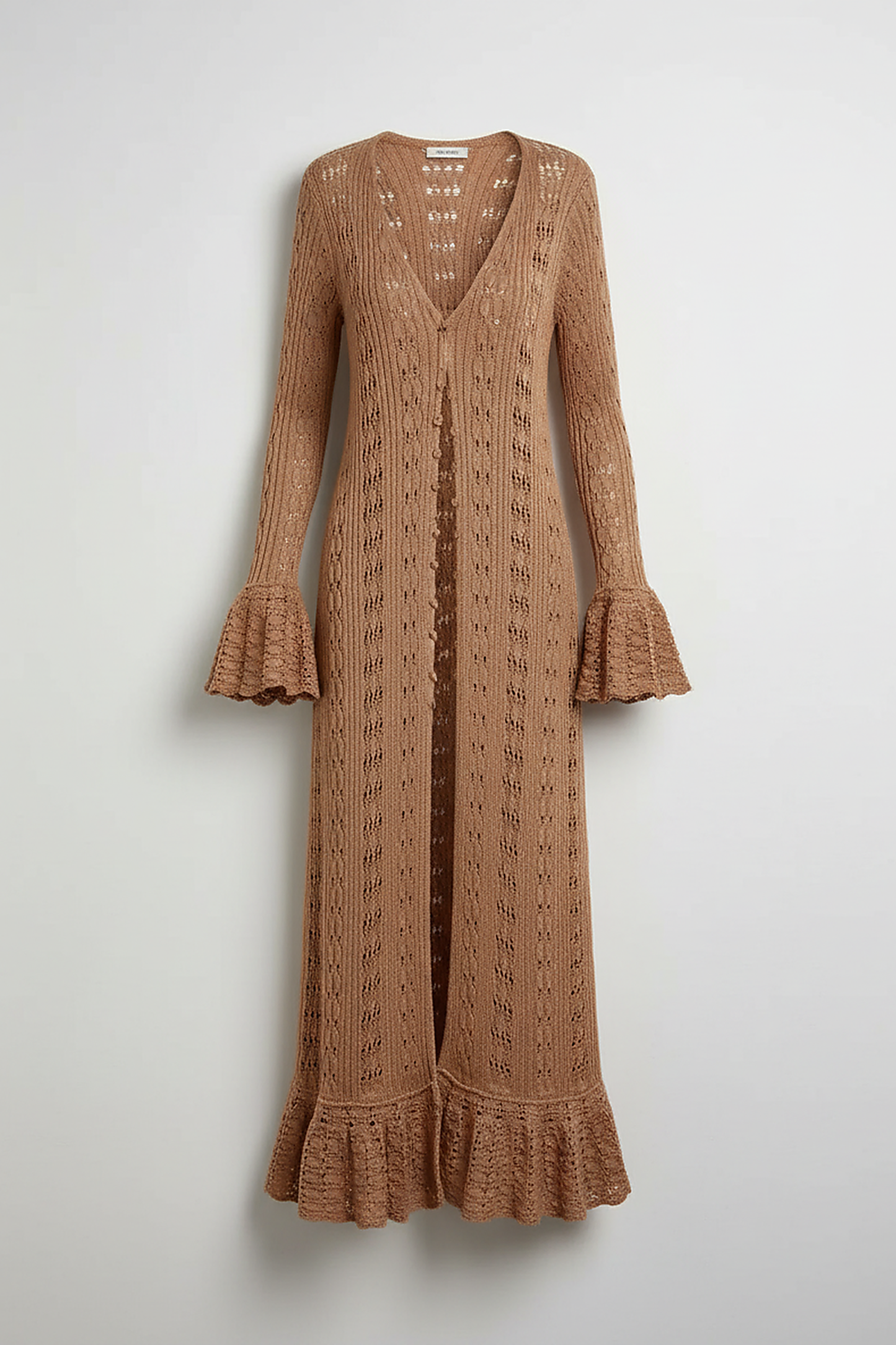 Ribbed Knit Wrap Top & A-Line Skirt Set - Thorne & Ivy