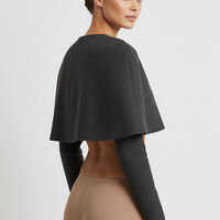 Knitted Asymmetric Scarf Coat