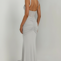Halter Backless Maxi Dress - Thorne & Ivy
