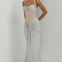 Halter Backless Maxi Dress - Thorne & Ivy