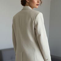 Women's Spring Summer Linen Basic Blazer