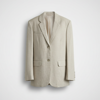 Women's Spring Summer Linen Basic Blazer