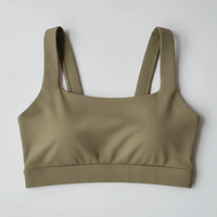 2-piece seamless yoga set, alternate angle view on model.