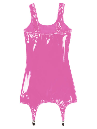 Wetlook Leather Tank Bodycon Dress - Thorne & Ivy