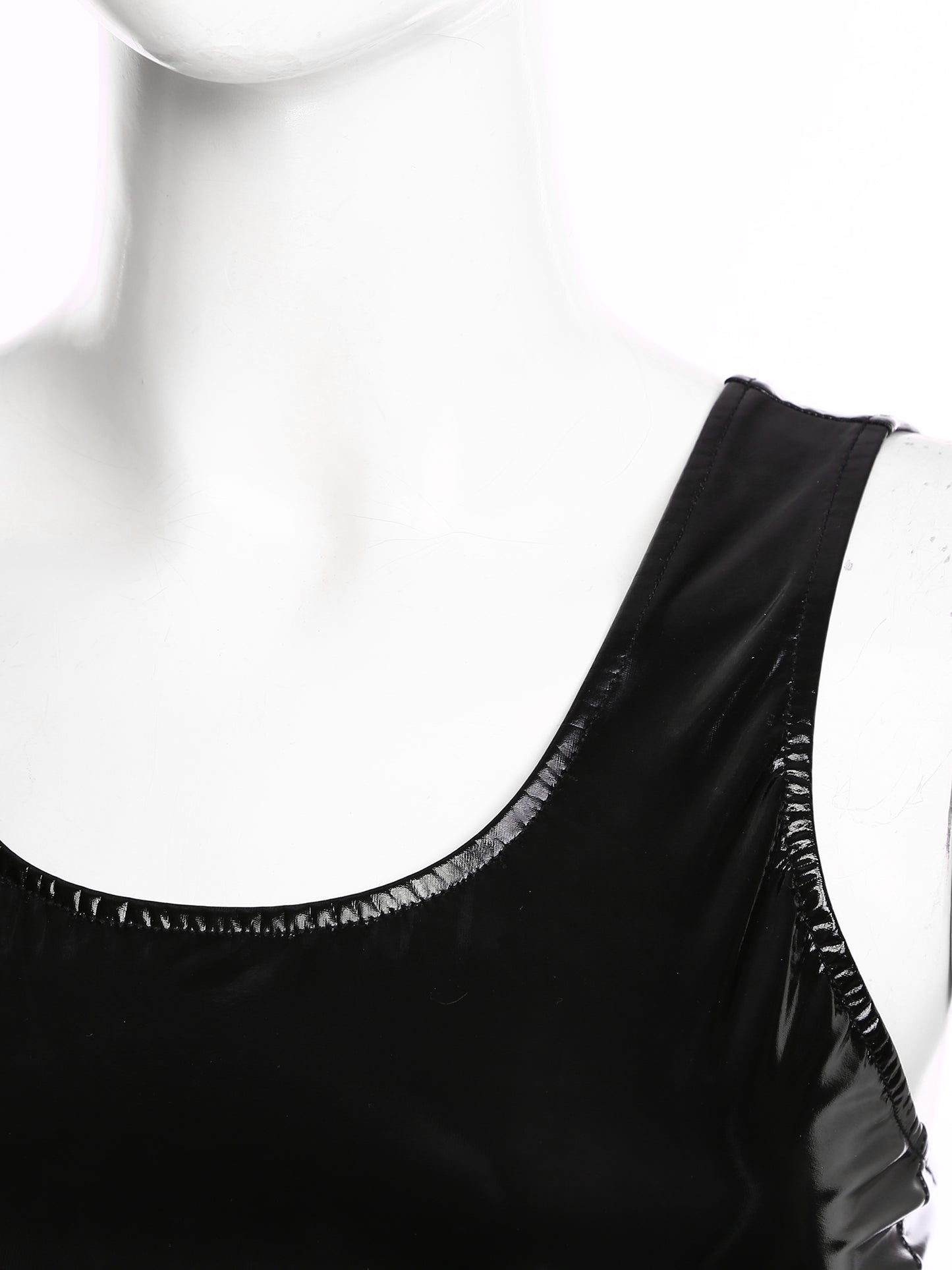 Wetlook Leather Tank Bodycon Dress - Thorne & Ivy