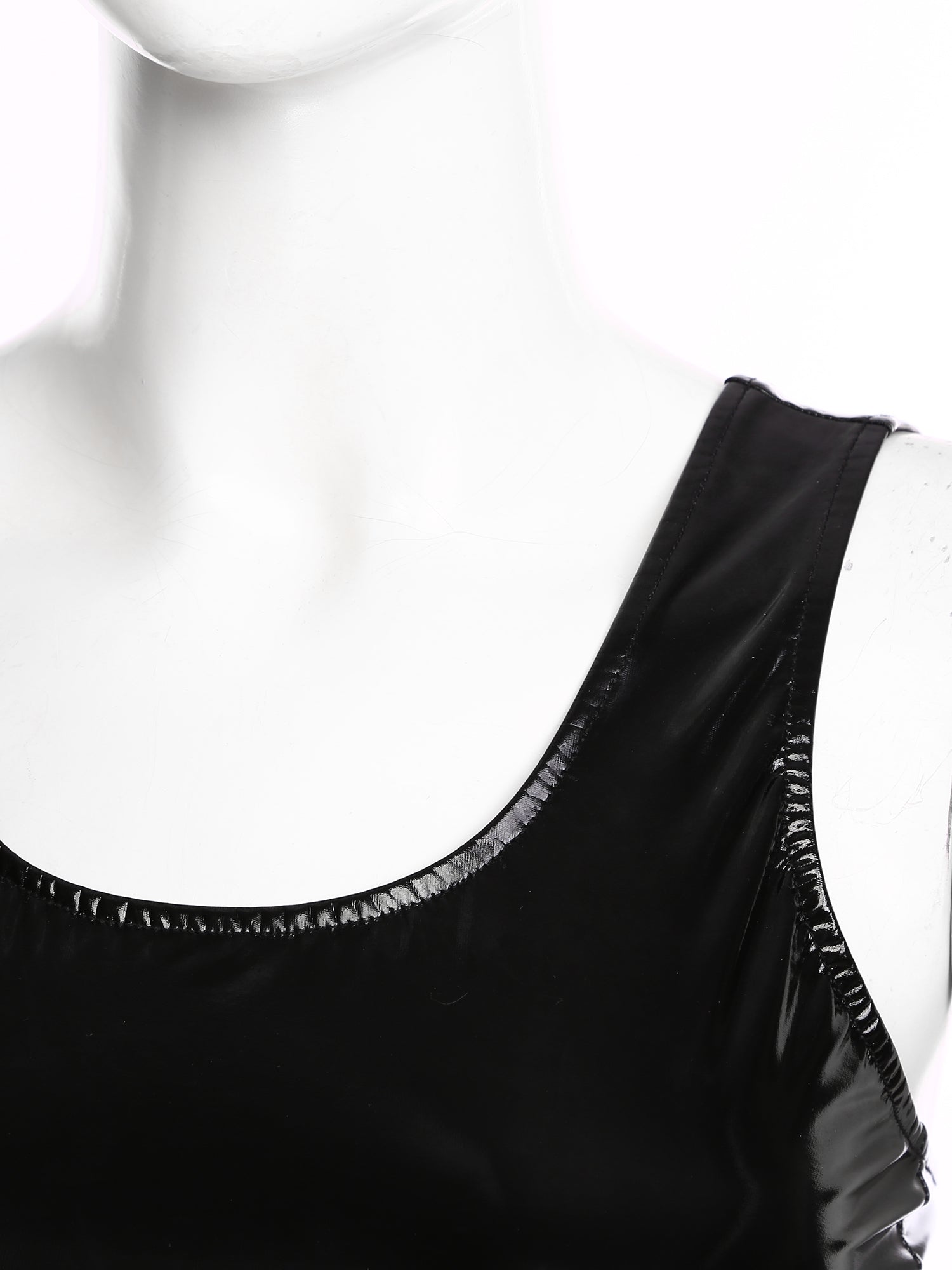 Wetlook Leather Tank Bodycon Dress - Thorne & Ivy