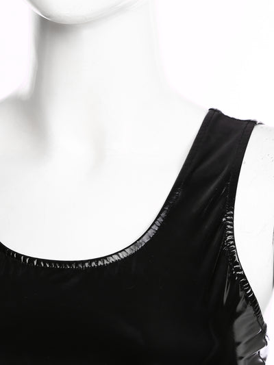 Wetlook Leather Tank Bodycon Dress - Thorne & Ivy