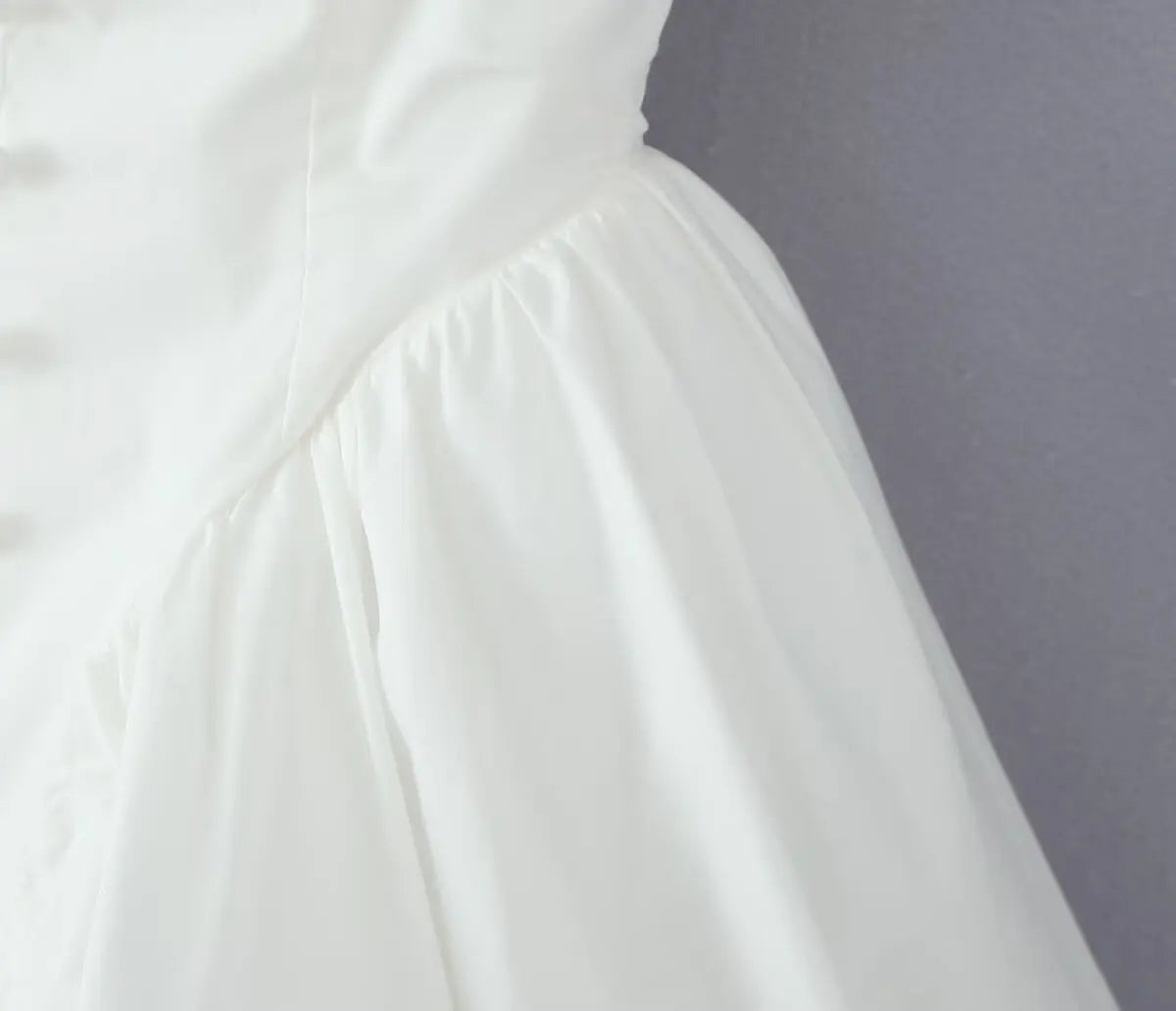 V Neck Cape Sleeve Mini Skirt - Thorne & Ivy