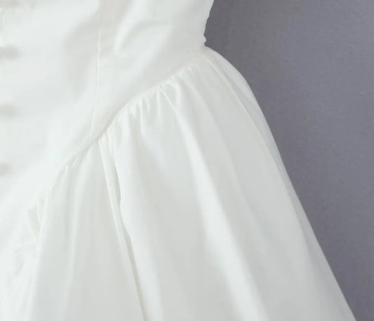 V Neck Cape Sleeve Mini Skirt - Thorne & Ivy