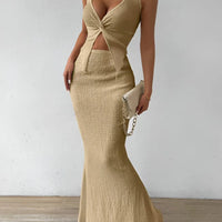 White Long Skirt Two Piece - Thorne & Ivy