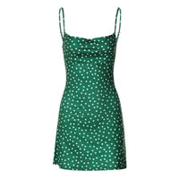 Polka Dot Backless Mini Dress - Thorne & Ivy