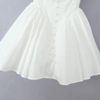 V Neck Cape Sleeve Mini Skirt - Thorne & Ivy