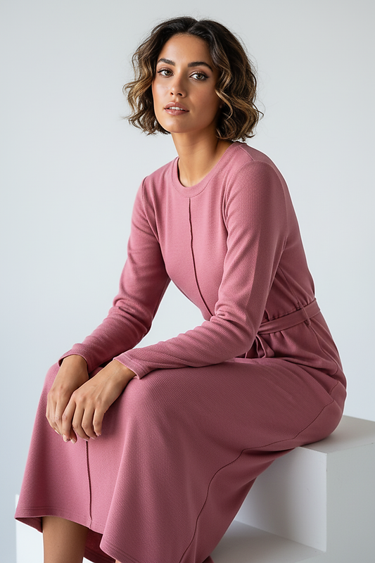 Pleated Halter Mini Dress - Thorne & Ivy