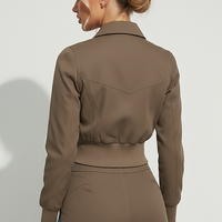 Flight staff jacket, front view, upper body detail.