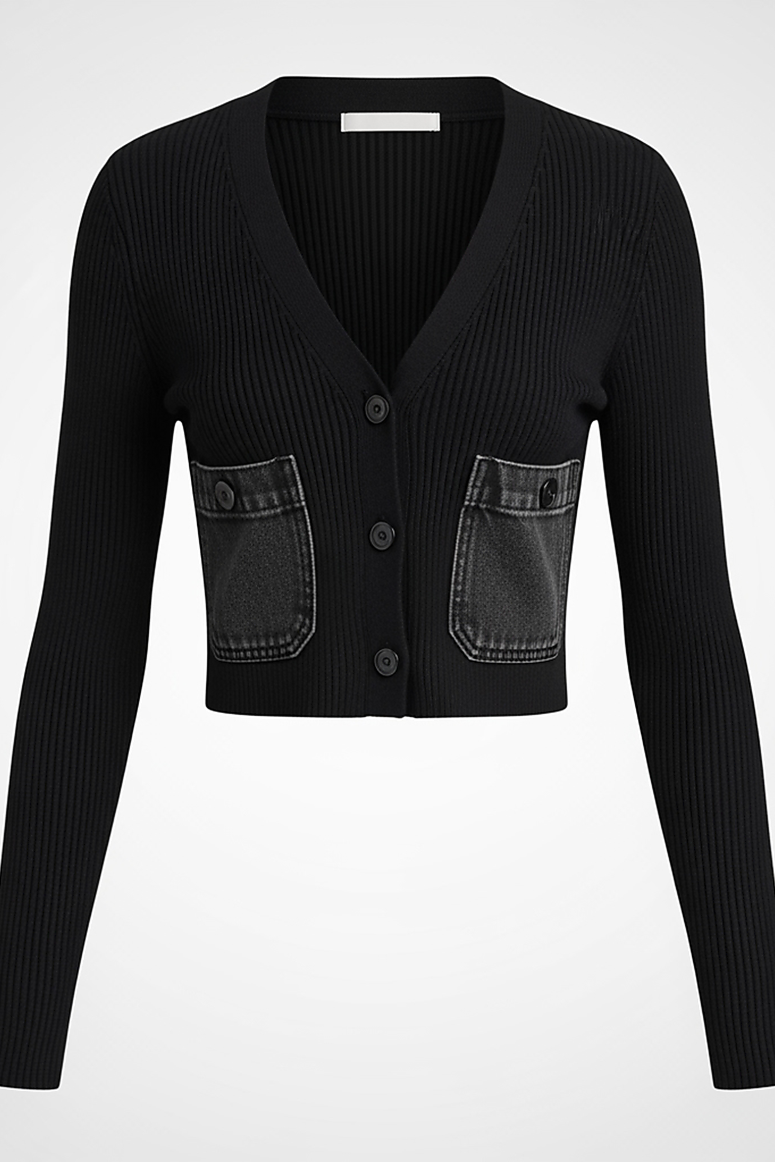 Denim V-Neck Midi Dress - Thorne & Ivy