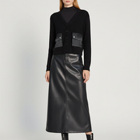 Denim V-Neck Midi Dress - Thorne & Ivy