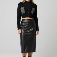 Denim V-Neck Midi Dress - Thorne & Ivy