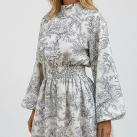 Elegant dress, hemline detail close-up.