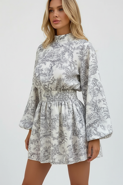 Elegant dress, hemline detail close-up.