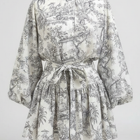 Elegant dress, neckline detail close-up.