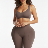 Shapewear butt lifter panties, alternate angle view on model.