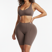 Shapewear butt lifter panties, alternate angle view on model.