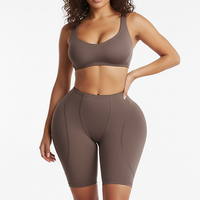 Shapewear butt lifter panties, alternate angle view on model.