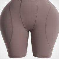 Shapewear butt lifter panties, fabric detail close-up.