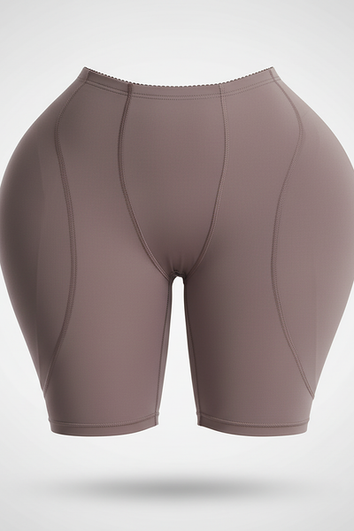 Shapewear butt lifter panties, fabric detail close-up.