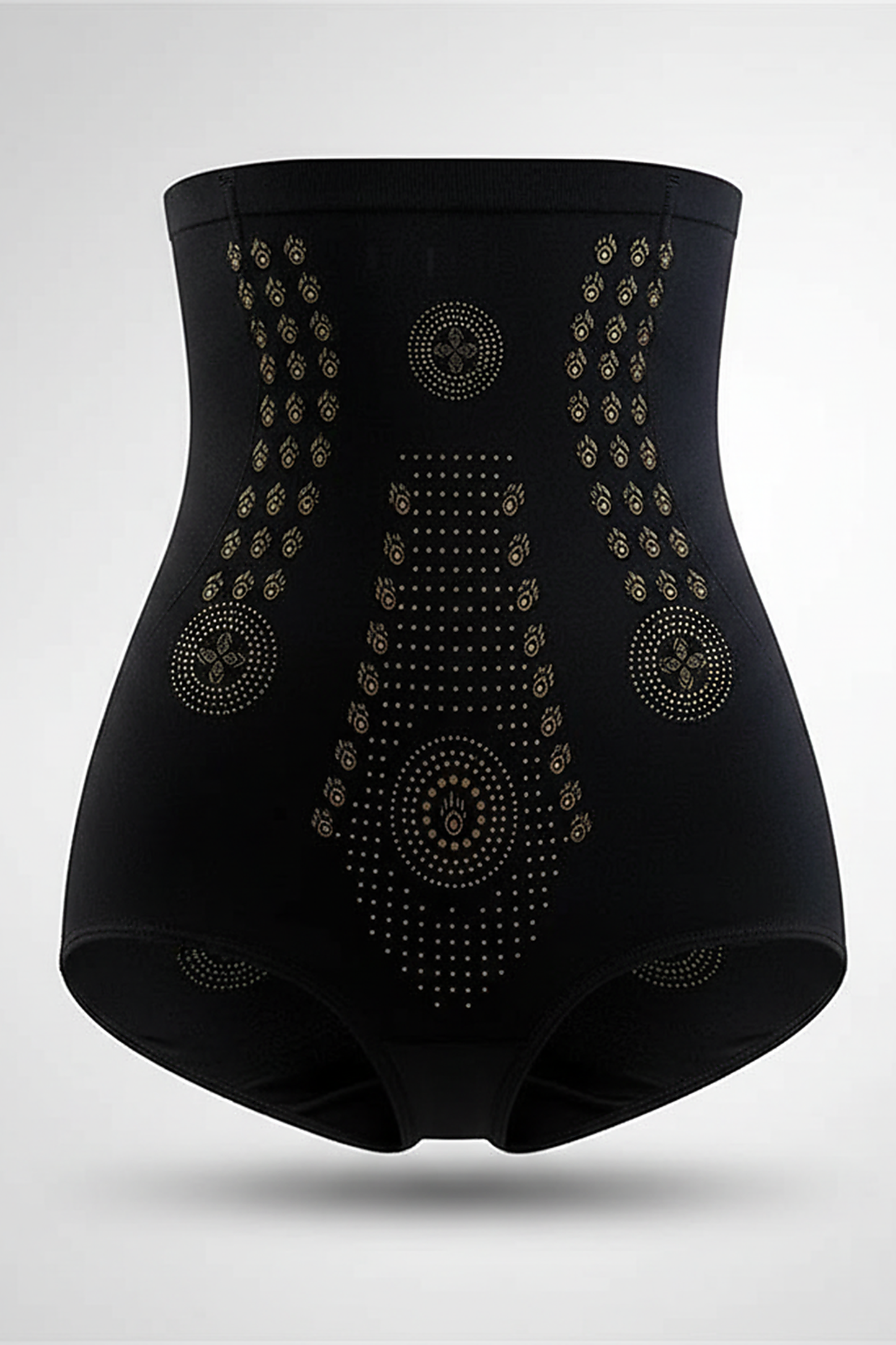 Body shaper, angled view on model.