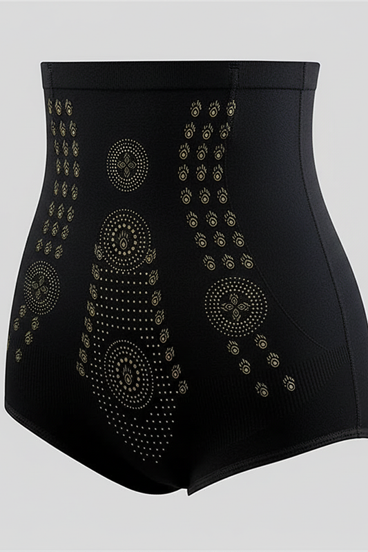 Body shaper, close-up fabric detail.