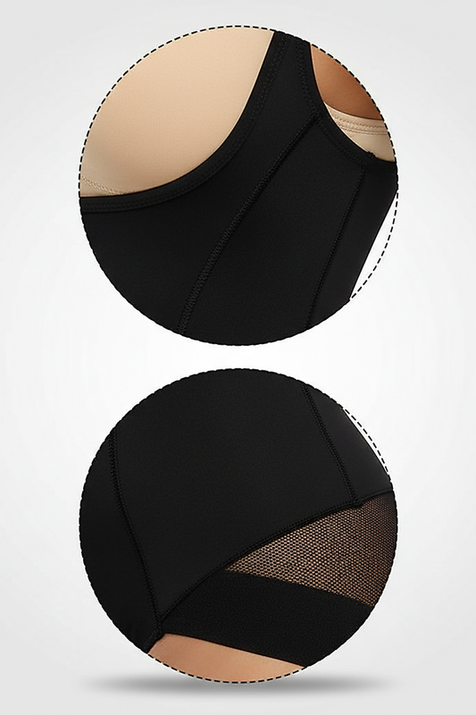 Bodysuit shapewear, fabric detail.