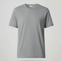 Solid color T-shirt, sleeve detail.
