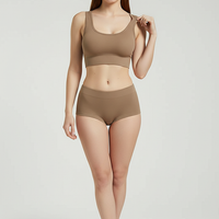 Breathable sports bra, angled view.