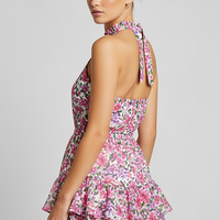 Ruched Backless Maxi Dress - Thorne & Ivy