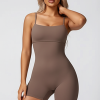 V-back top, back view on model.