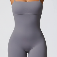 V-back top, fabric detail.