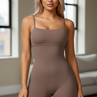 V-back top, back view on model.