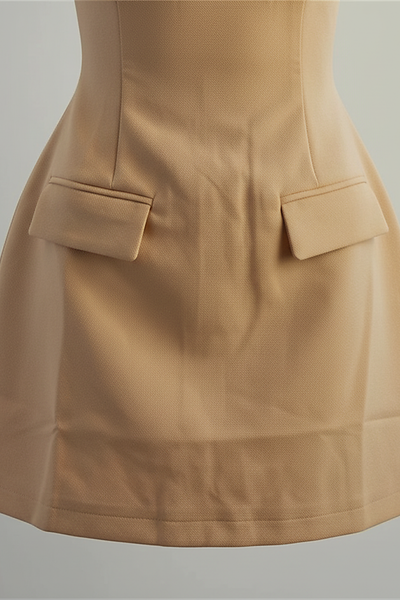 Ruffle Pleated Mini Dress - Thorne & Ivy