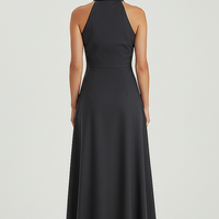 Collared Halter Maxi Dress - Thorne & Ivy