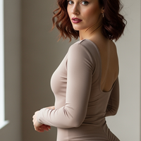 Ruffle Lace-Up Mini Dress - Thorne & Ivy