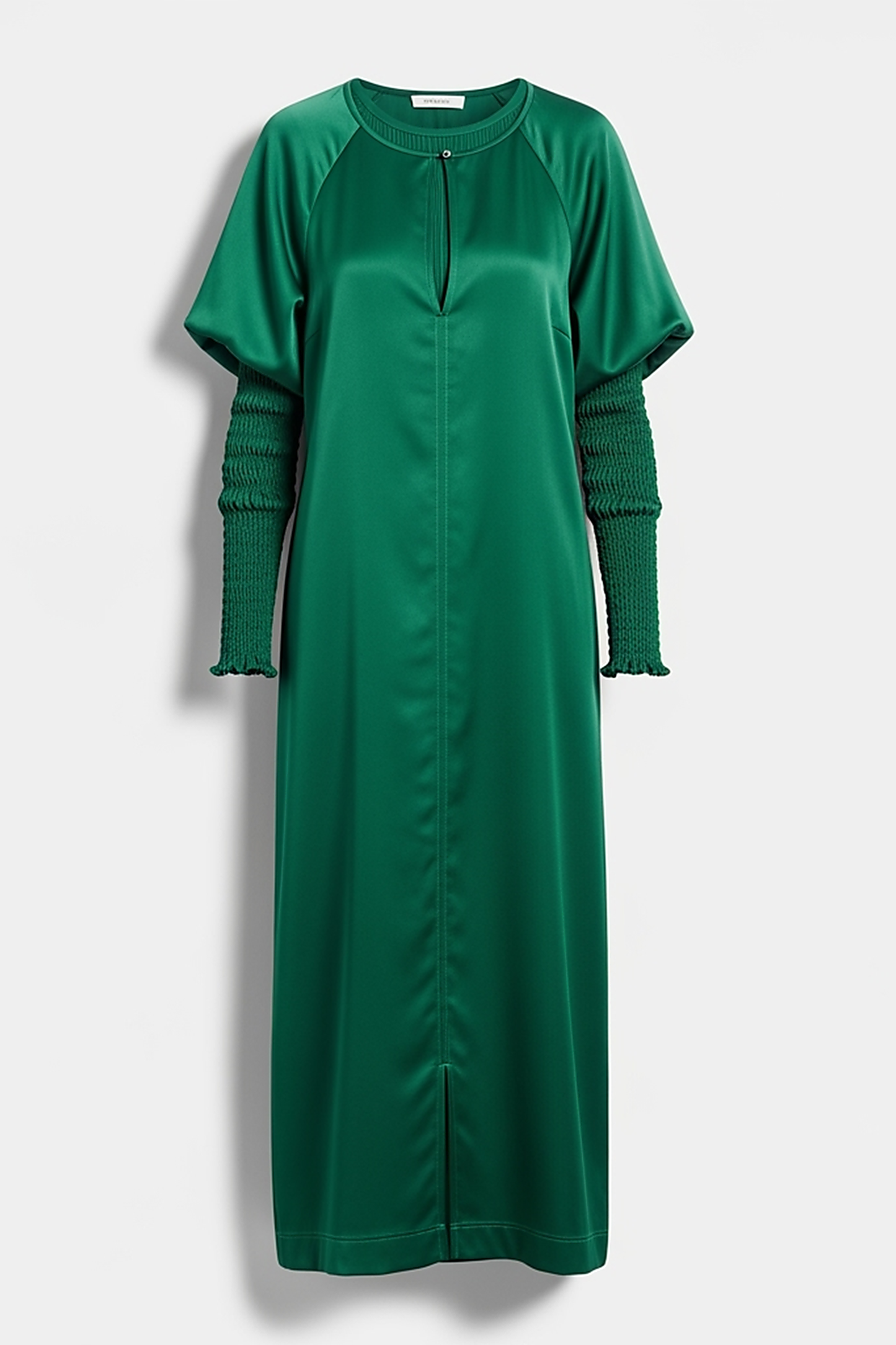 Satin Button Down Maxi Dress - Thorne & Ivy