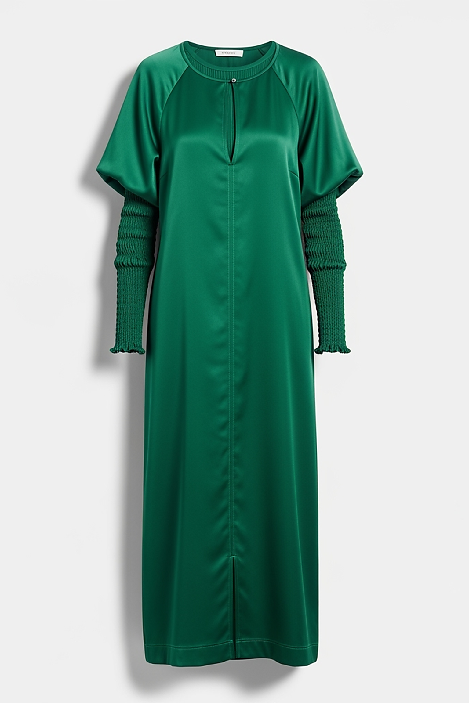 Satin Button Down Maxi Dress - Thorne & Ivy