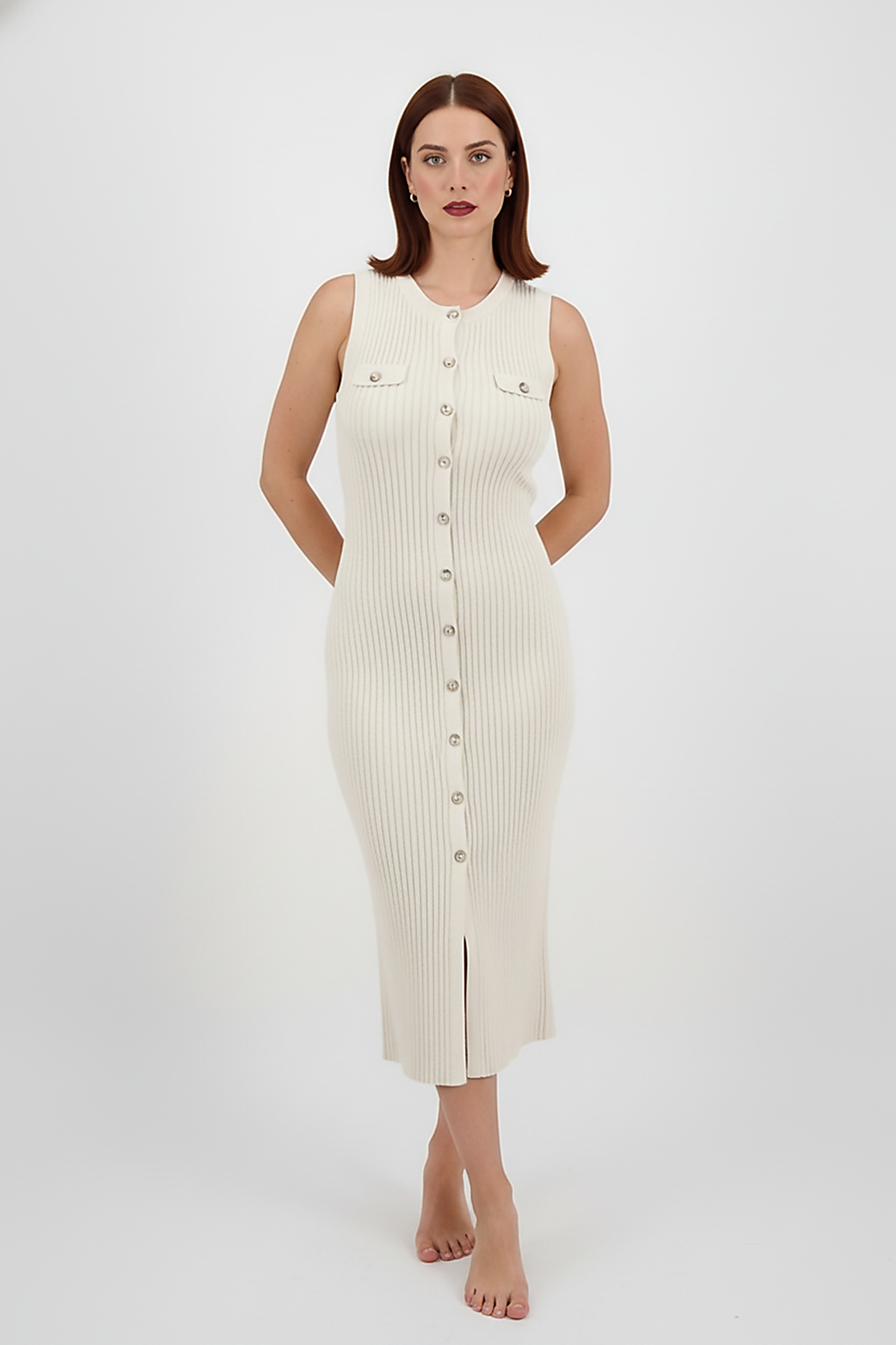 V-Neck Bodycon Cami Dress - Thorne & Ivy